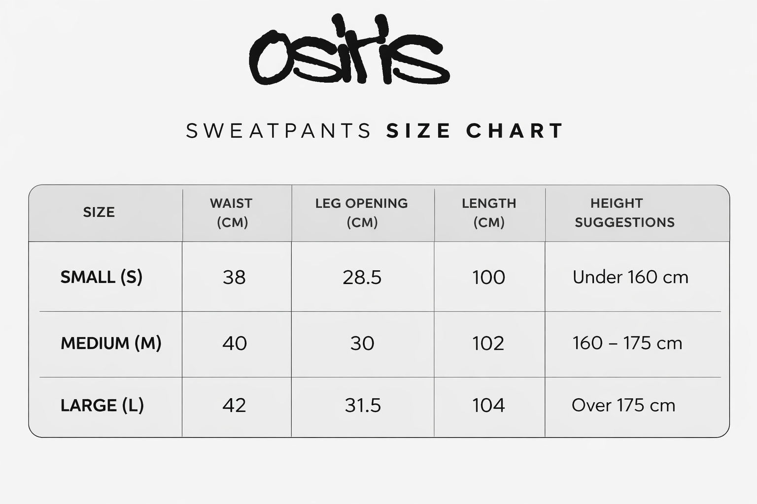 OSIRIS SWEATPANTS V.1